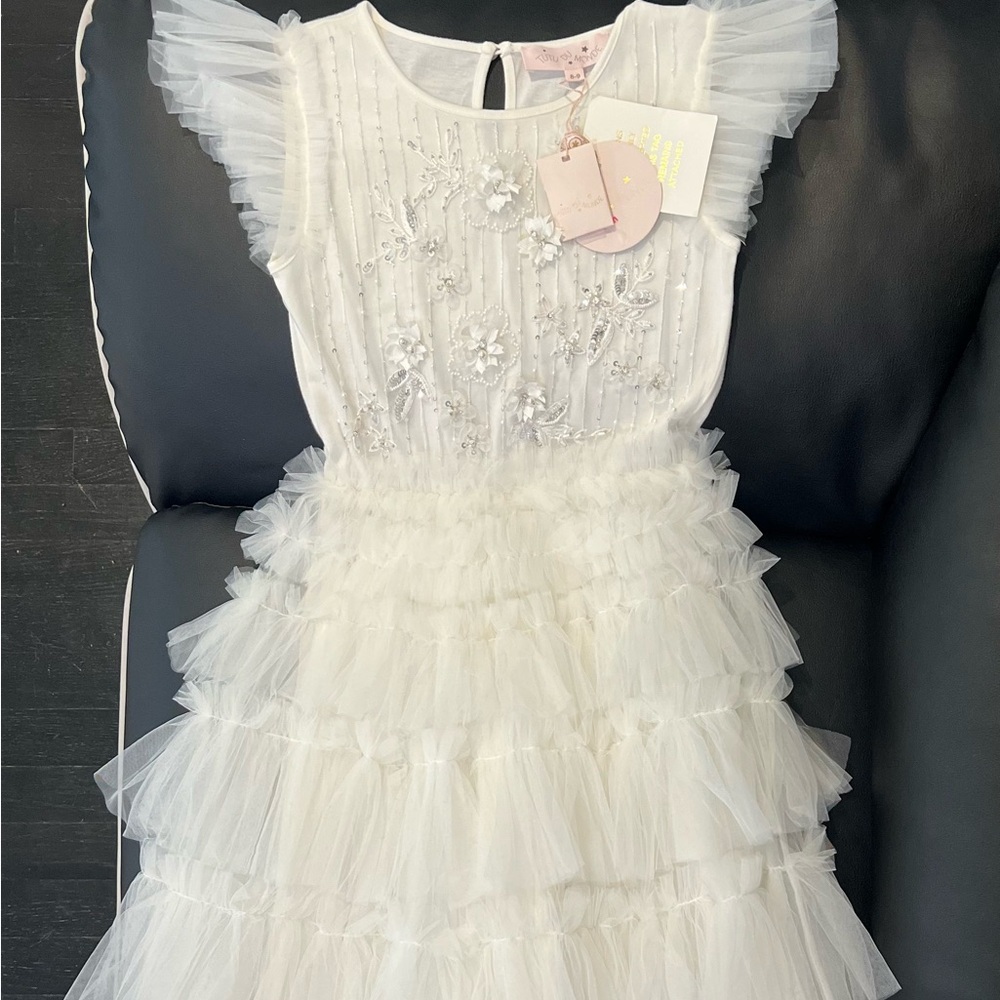 Brand New White Tutu Du Monde Girls Dress